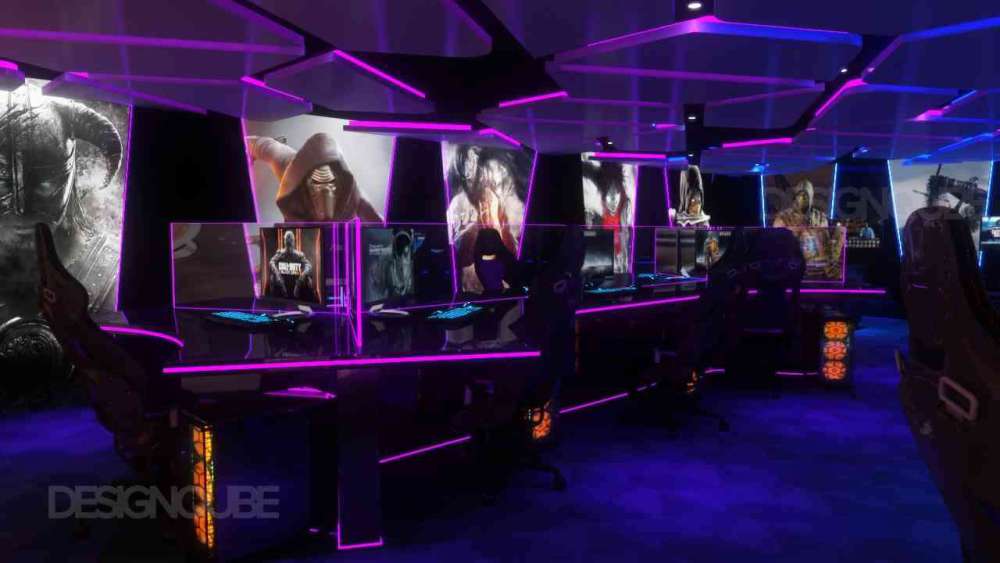 Gaming Center Interiors at Nungambakkam, Chennai